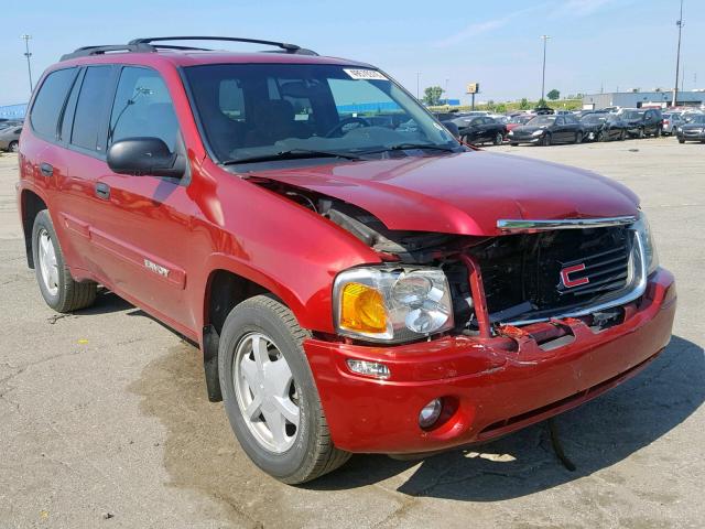 1GKDT13S322113965 - 2002 GMC ENVOY RED photo 1