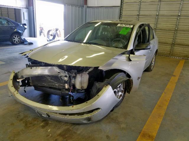 1G8AL52F73Z164186 - 2003 SATURN ION LEVEL SILVER photo 2