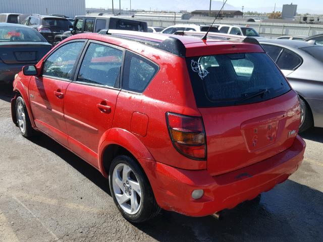 5Y2SL63875Z418174 - 2005 PONTIAC VIBE RED photo 3