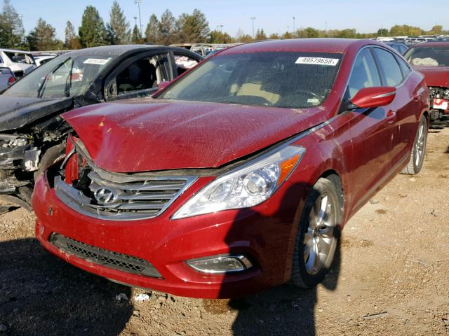 KMHFG4JG4EA375685 - 2014 HYUNDAI AZERA MAROON photo 2