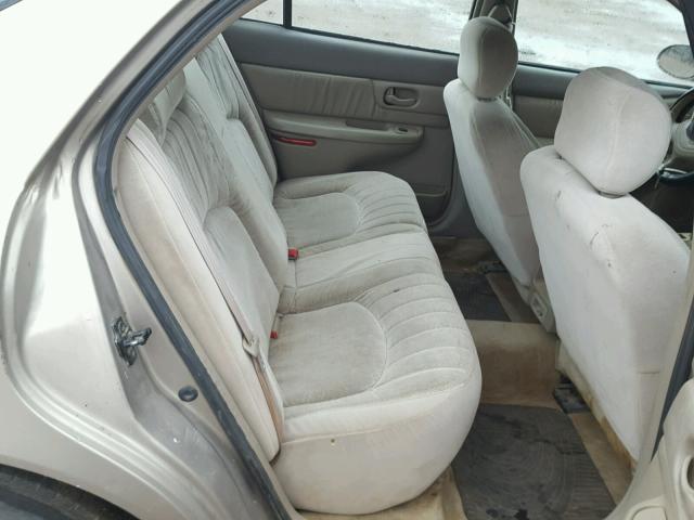 2G4WS52J611115470 - 2001 BUICK CENTURY CU BEIGE photo 6