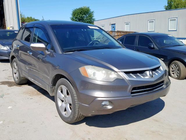 5J8TB18258A006614 - 2008 ACURA RDX GRAY photo 1