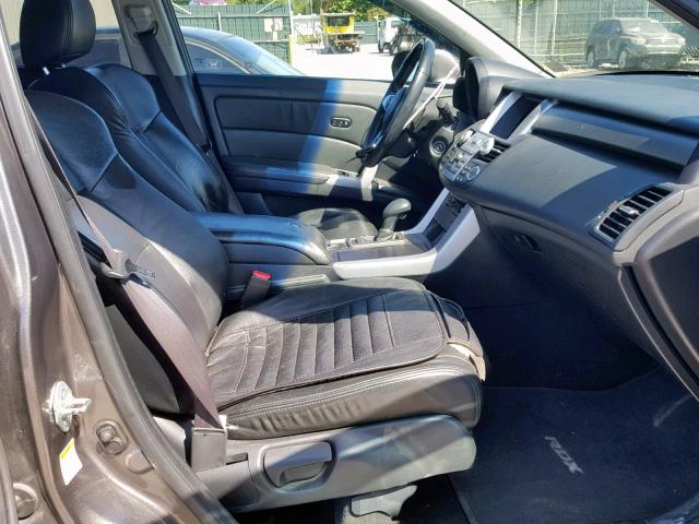 5J8TB18258A006614 - 2008 ACURA RDX GRAY photo 5