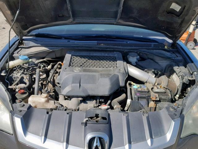 5J8TB18258A006614 - 2008 ACURA RDX GRAY photo 7