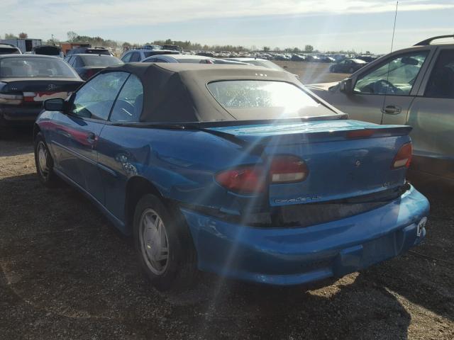 4G1JF32TXVB100721 - 1997 CHEVROLET CAVALIER L BLUE photo 3