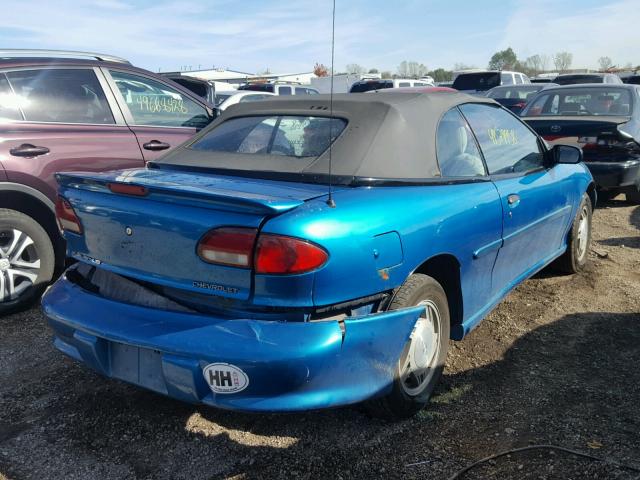 4G1JF32TXVB100721 - 1997 CHEVROLET CAVALIER L BLUE photo 4