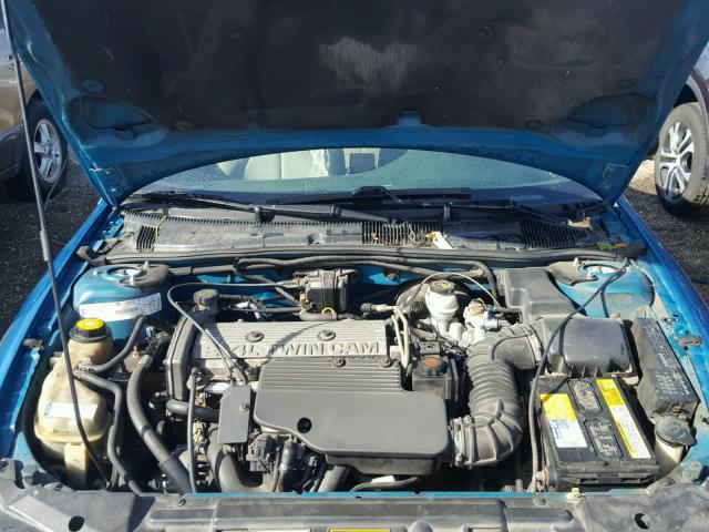 4G1JF32TXVB100721 - 1997 CHEVROLET CAVALIER L BLUE photo 7