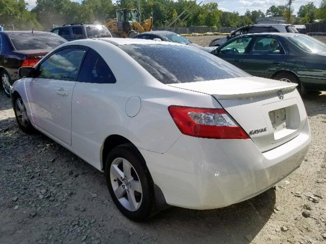 2HGFG12978H564809 - 2008 HONDA CIVIC EXL 白色 照片 3