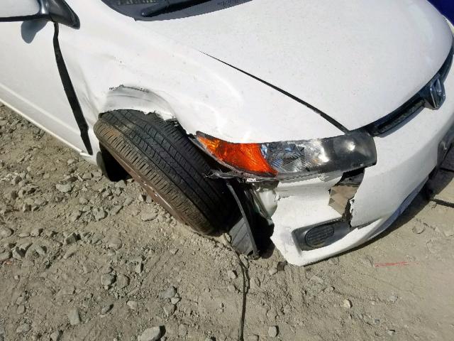 2HGFG12978H564809 - 2008 HONDA CIVIC EXL 白色 照片 9