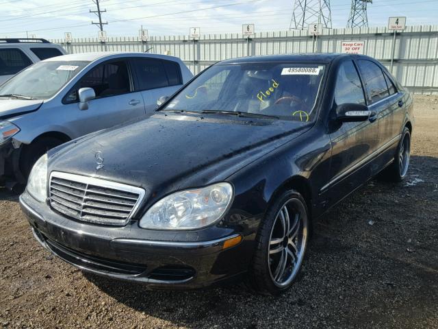 WDBNG83J76A484335 - 2006 MERCEDES-BENZ S 430 4MAT BLACK photo 2