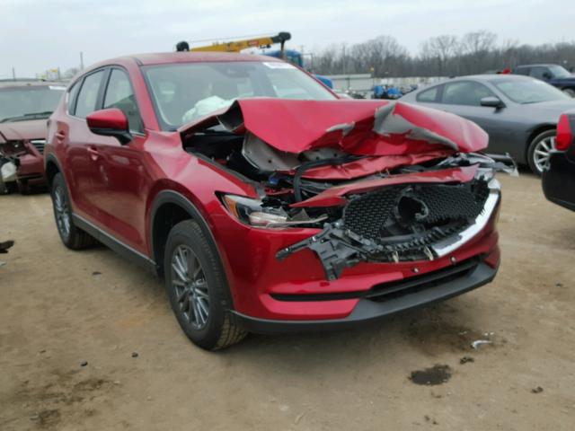 JM3KFBBLXH0199278 - 2017 MAZDA CX-5 SPORT MAROON photo 1