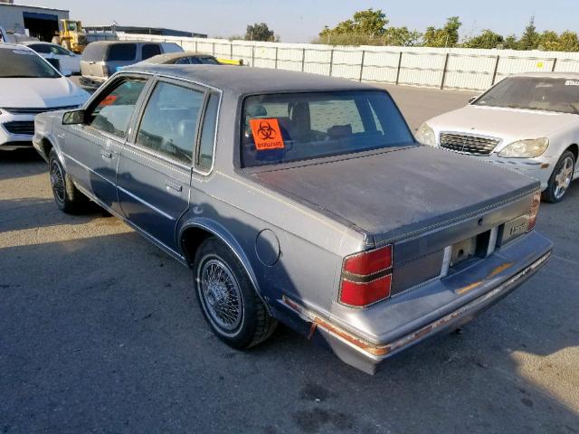 1G3AM19E6ED509670 - 1984 OLDSMOBILE CUTLASS CI 灰色 照片 3