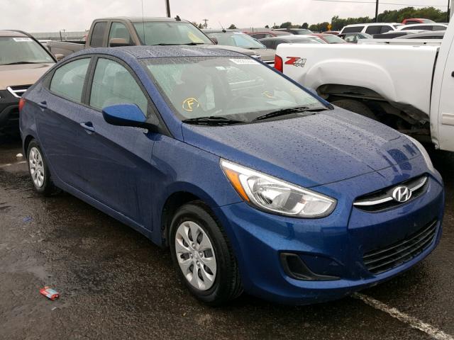 KMHCT4AEXGU943243 - 2016 HYUNDAI ACCENT SE BLUE photo 1