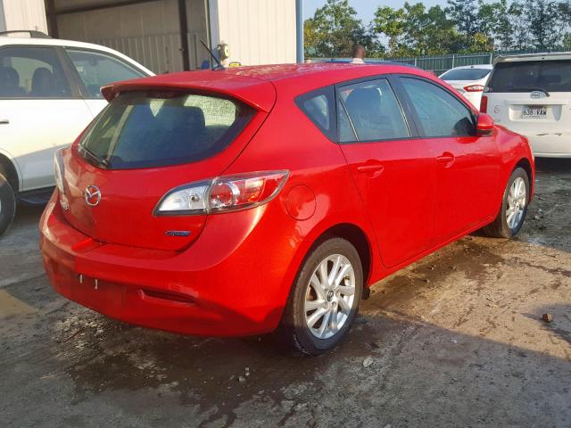 JM1BL1L73D1821642 - 2013 MAZDA 3 I RED photo 4