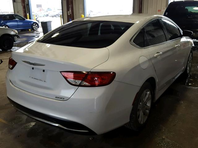 1C3CCCAB8FN554358 - 2015 CHRYSLER 200 LIMITE WHITE photo 4