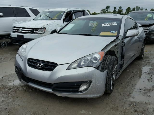 KMHHU6KHXAU040332 - 2010 HYUNDAI GENESIS CO SILVER photo 2