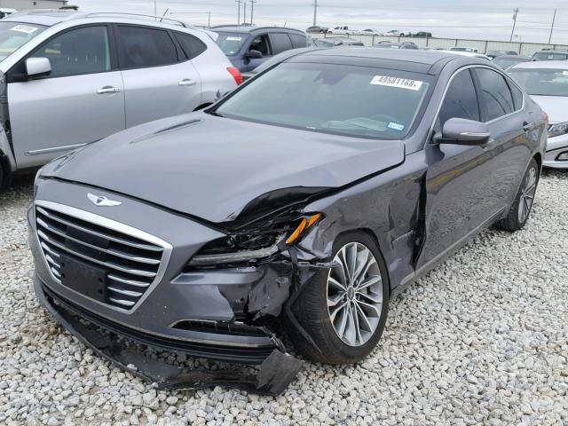 KMHGN4JE1FU072033 - 2015 HYUNDAI GENESIS 3. GRAY photo 2