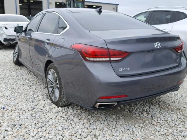 KMHGN4JE1FU072033 - 2015 HYUNDAI GENESIS 3. GRAY photo 3