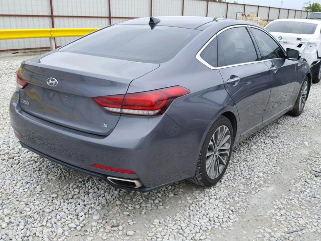 KMHGN4JE1FU072033 - 2015 HYUNDAI GENESIS 3. GRAY photo 4