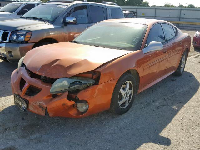 2G2WP522741129921 - 2004 PONTIAC GRAND PRIX ORANGE photo 2