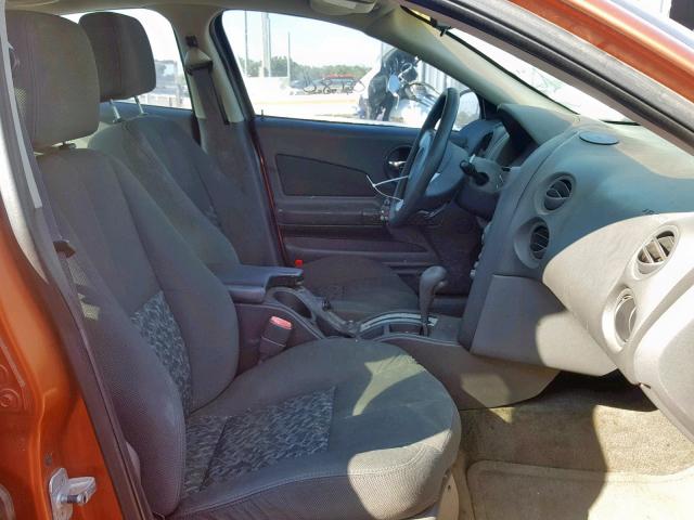 2G2WP522741129921 - 2004 PONTIAC GRAND PRIX ORANGE photo 5
