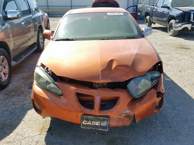 2G2WP522741129921 - 2004 PONTIAC GRAND PRIX ORANGE photo 9
