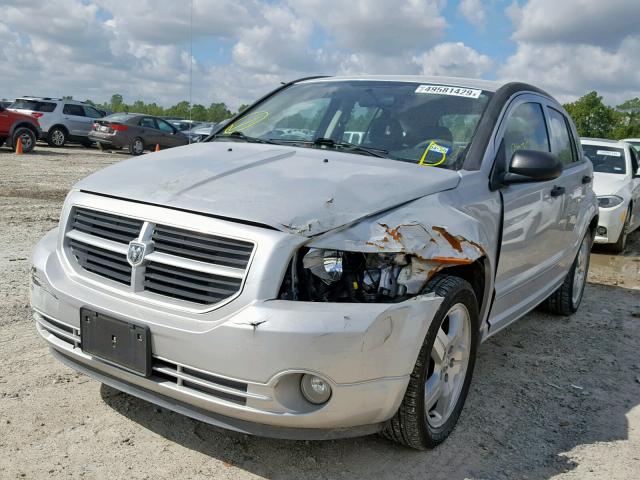 1B3HB48B07D323544 - 2007 DODGE CALIBER SX SILVER photo 2