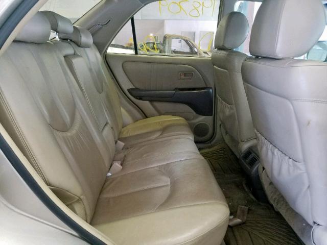 JT6HF10UXX0032871 - 1999 LEXUS RX 300 GOLD photo 6