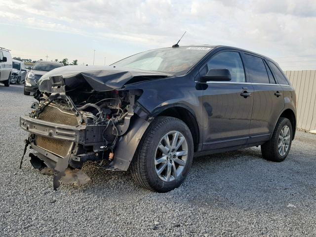 2FMDK4KCXDBC34852 - 2013 FORD EDGE LIMIT BLACK photo 2