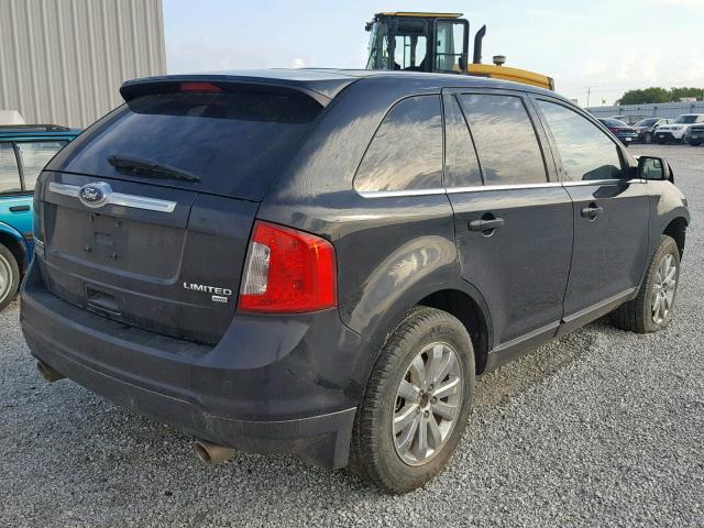 2FMDK4KCXDBC34852 - 2013 FORD EDGE LIMIT BLACK photo 4