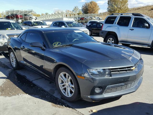 2G1FA1E3XF9307523 - 2015 CHEVROLET CAMARO LS BLACK photo 1