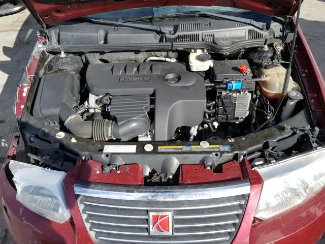 1G8AJ55F17Z123754 - 2007 SATURN ION LEVEL 红色 照片 7