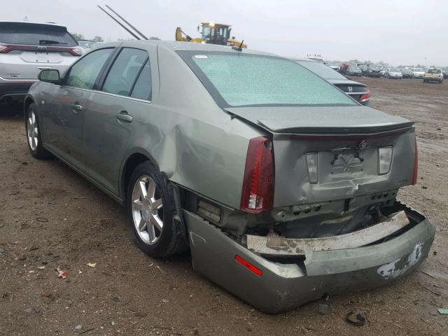 1G6DW677250173969 - 2005 CADILLAC STS GREEN photo 3