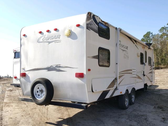 4YDT29B287V506616 - 2007 KEYSTONE COUGAR WHITE photo 4