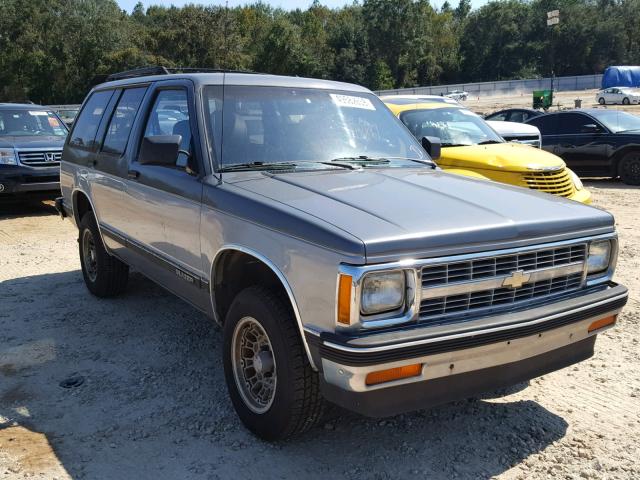 1GNCS13Z7N2108996 - 1992 CHEVROLET BLAZER S10 SILVER photo 1