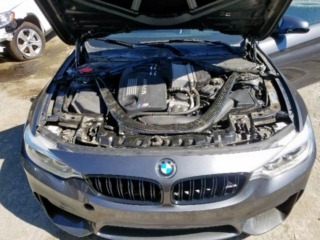 WBS3R9C5XFK331284 - 2015 BMW M4 GRAY photo 7