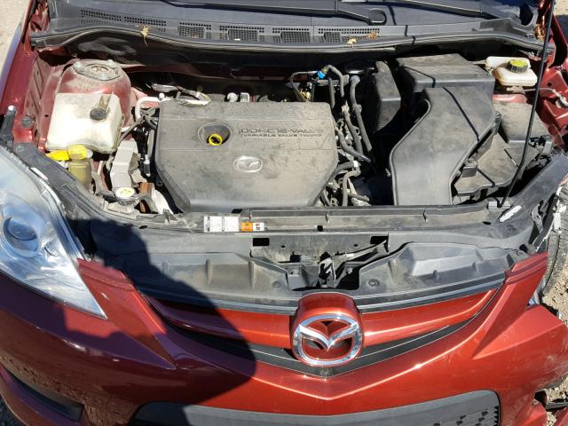 JM1CR293690359099 - 2009 MAZDA 5 RED photo 7