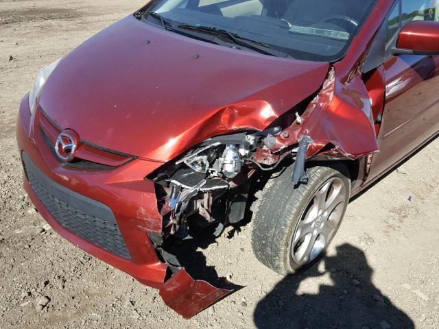 JM1CR293690359099 - 2009 MAZDA 5 RED photo 9