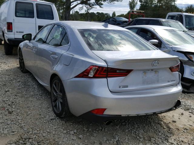 JTHBE1D29F5015425 - 2015 LEXUS IS 350 SILVER photo 3