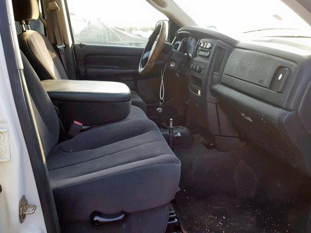 3D7KU28D04G240933 - 2004 DODGE RAM 2500 S თეთრი ფოტო 5