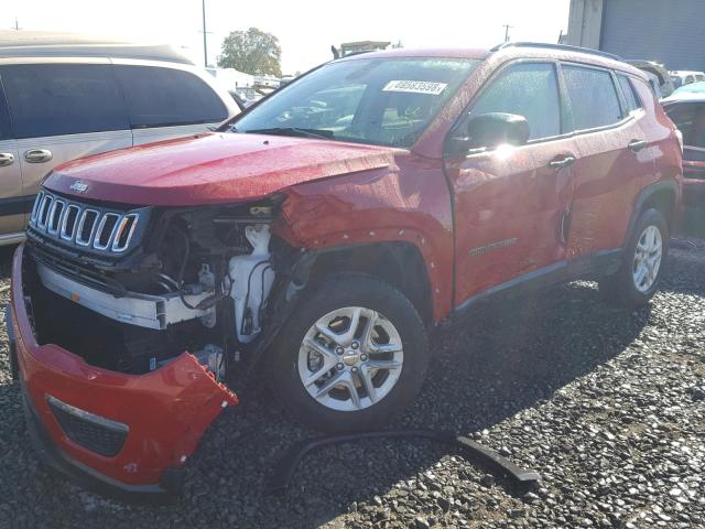 3C4NJDAB9HT647229 - 2017 JEEP COMPASS SP RED photo 2