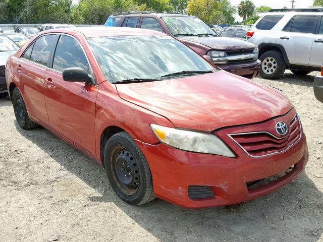 4T1BF3EK2BU618978 - 2011 TOYOTA CAMRY BASE RED photo 1