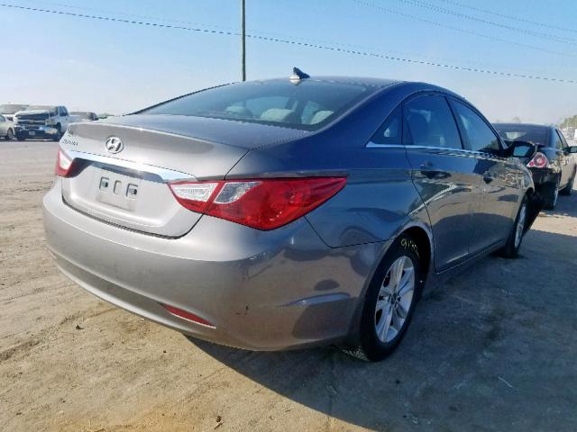 5NPEB4AC9DH762607 - 2013 HYUNDAI SONATA GLS BLACK photo 4