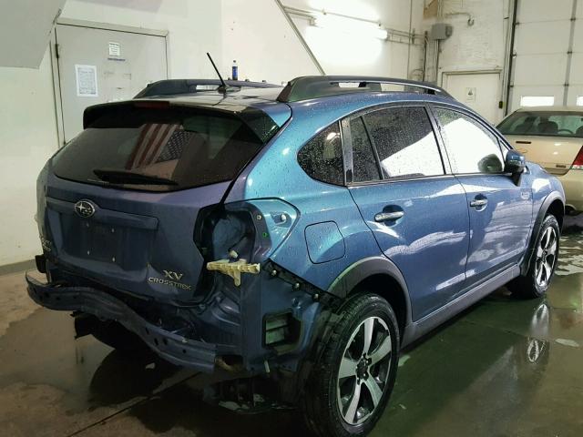 JF2GPBPC7FH212024 - 2015 SUBARU XV CROSSTR BLUE photo 4