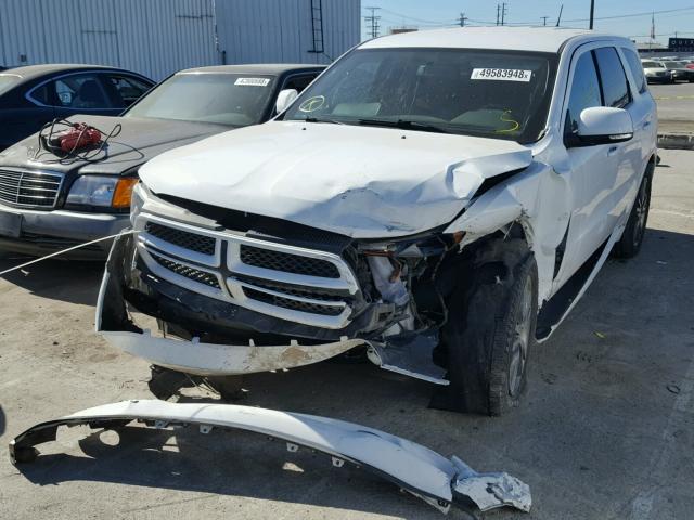 1C4SDHCT4DC682161 - 2013 DODGE DURANGO R/ WHITE photo 2