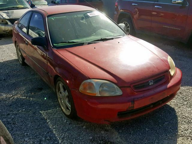 1HGEJ6122TL020745 - 1996 HONDA CIVIC DX RED photo 1