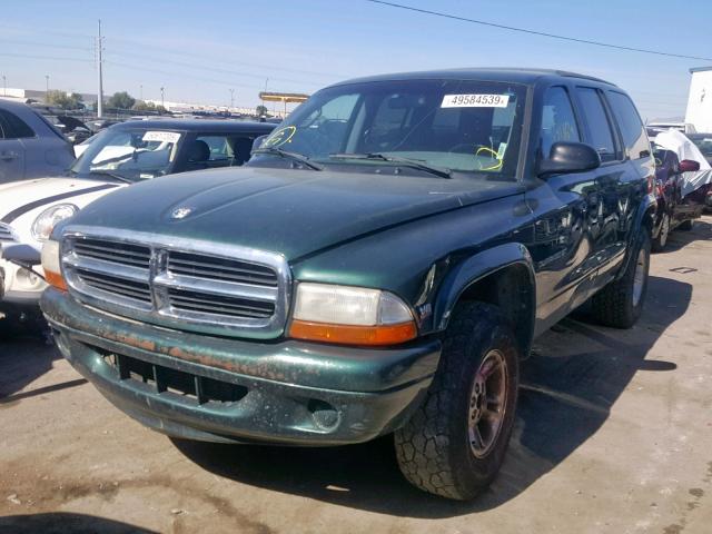 1B4HS28Y8XF591086 - 1999 DODGE DURANGO GREEN photo 2