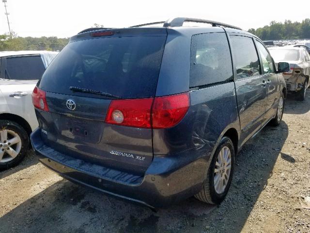 5TDZK22C98S197361 - 2008 TOYOTA SIENNA XLE GRAY photo 4