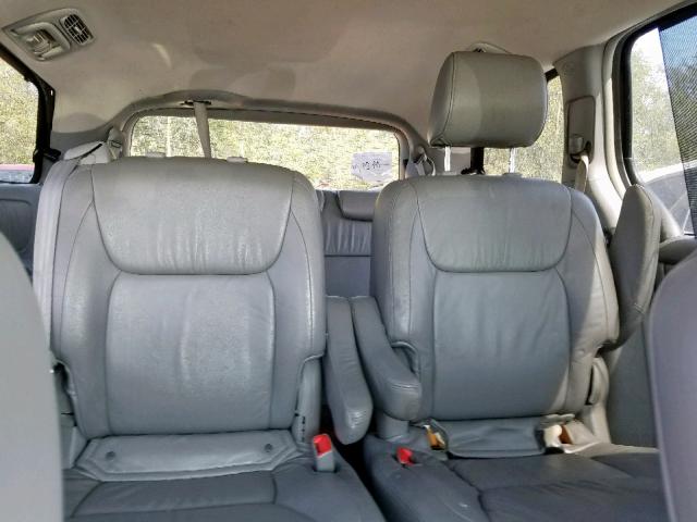 5TDZK22C98S197361 - 2008 TOYOTA SIENNA XLE GRAY photo 6