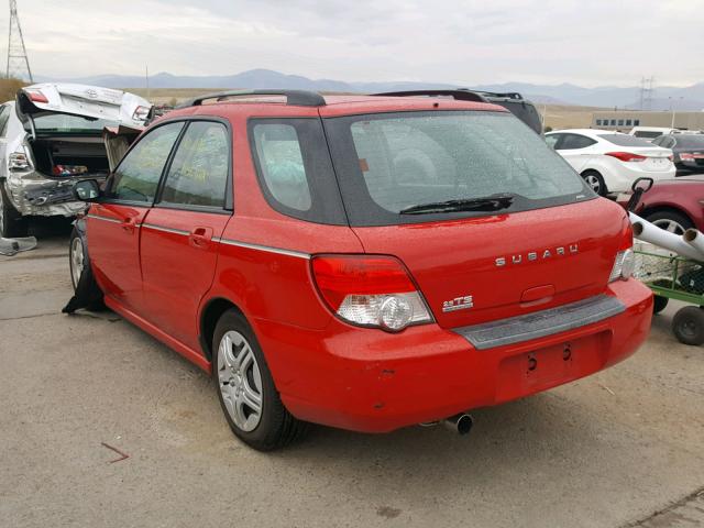 JF1GG65534H811712 - 2004 SUBARU IMPREZA TS RED photo 3